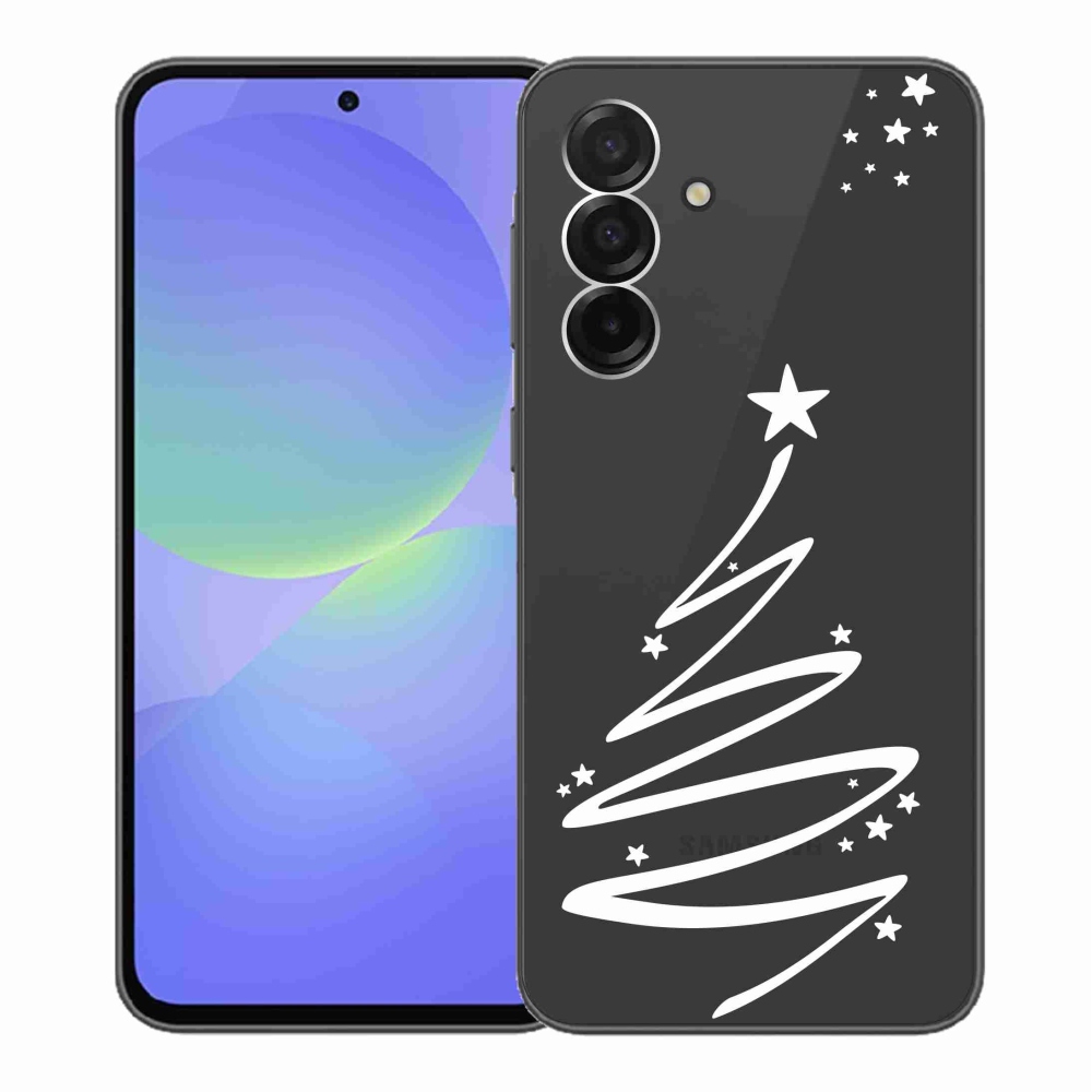 Zselés borító mmCase Samsung Galaxy A36 5G - fehér fa átlátszó háttéren