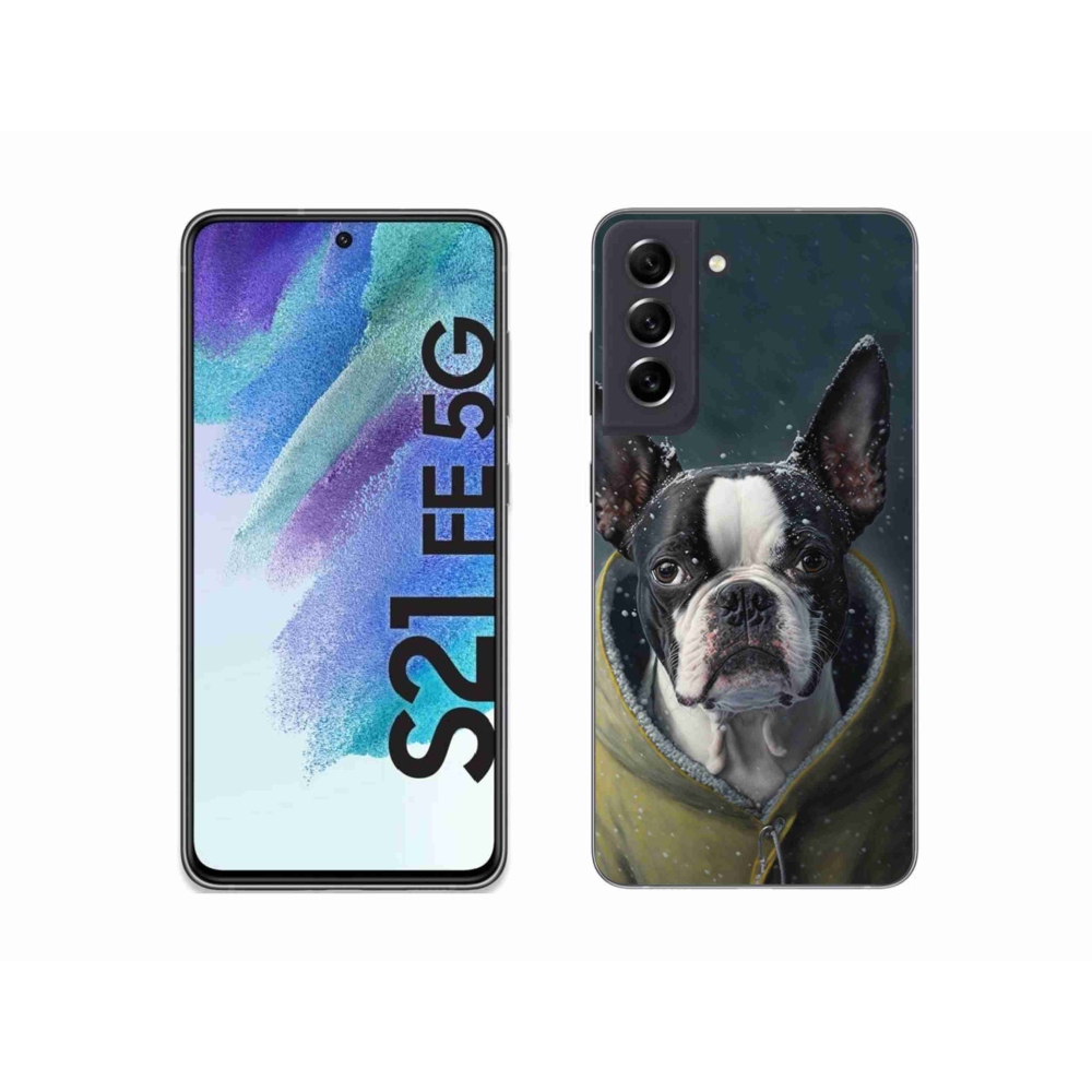 Gél védőburkolat mmCase Samsung Galaxy S21 FE 5G - bulldog
