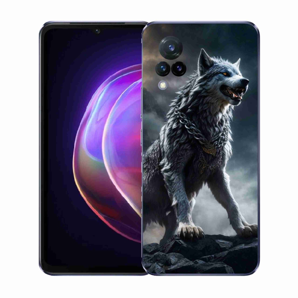 Gél borítás mmCase a Vivo V21 4G/5G készülékhez - farkas 1