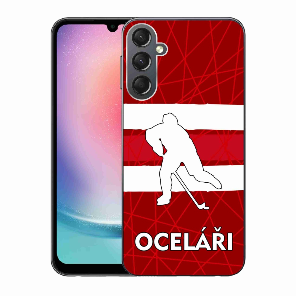 Gél borítás mmCase Samsung Galaxy A24 készülékhez - Steelers
