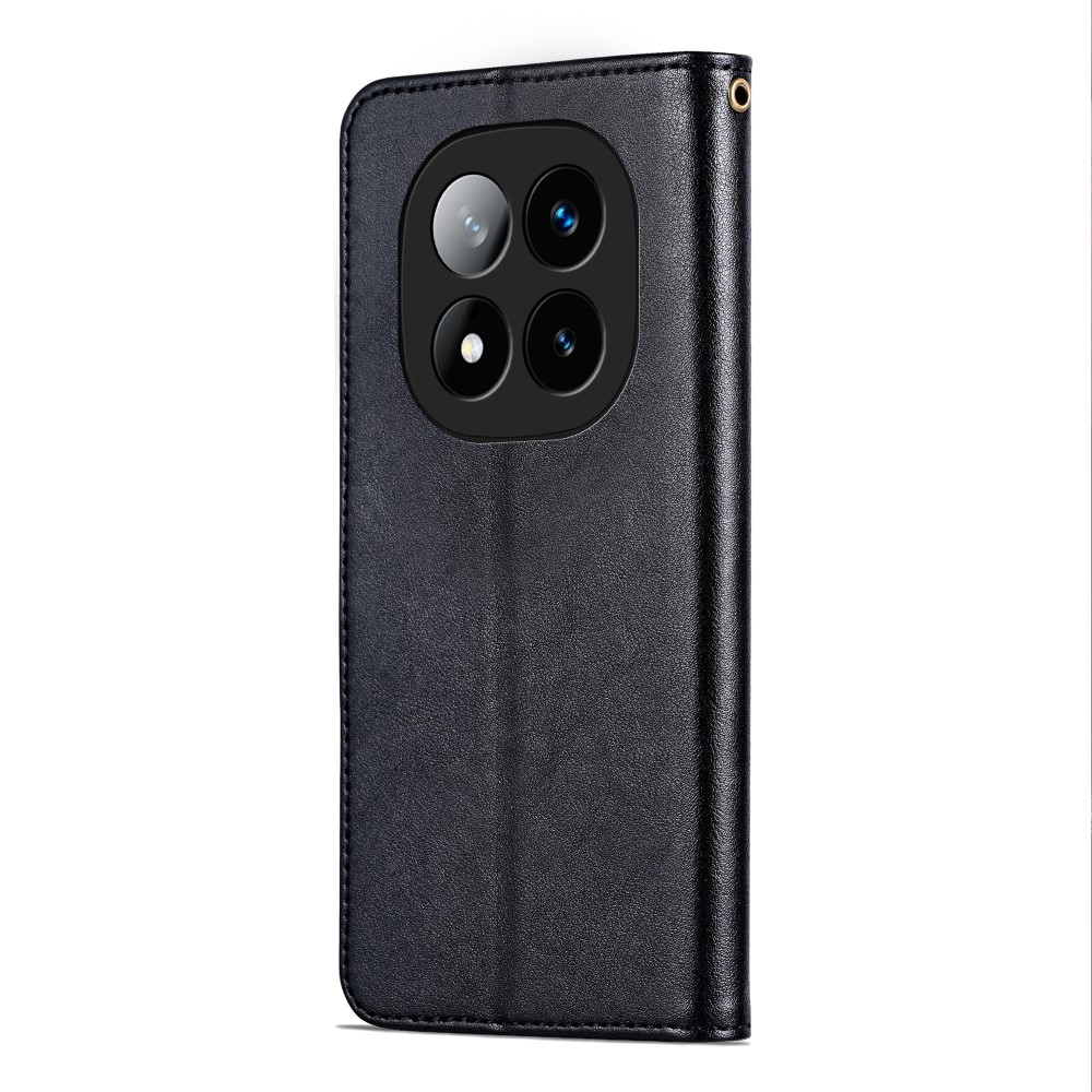 AZNS könyv tok a Xiaomi Redmi Note 14 Pro 5G/Poco X7 5G számára - fekete