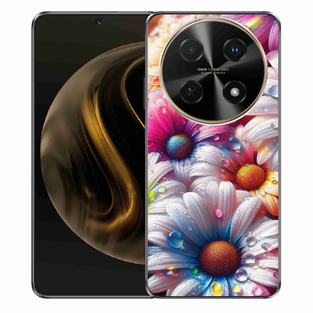 Gél borító mmCase a Huawei Nova 12i készülékhez - színes margaréták