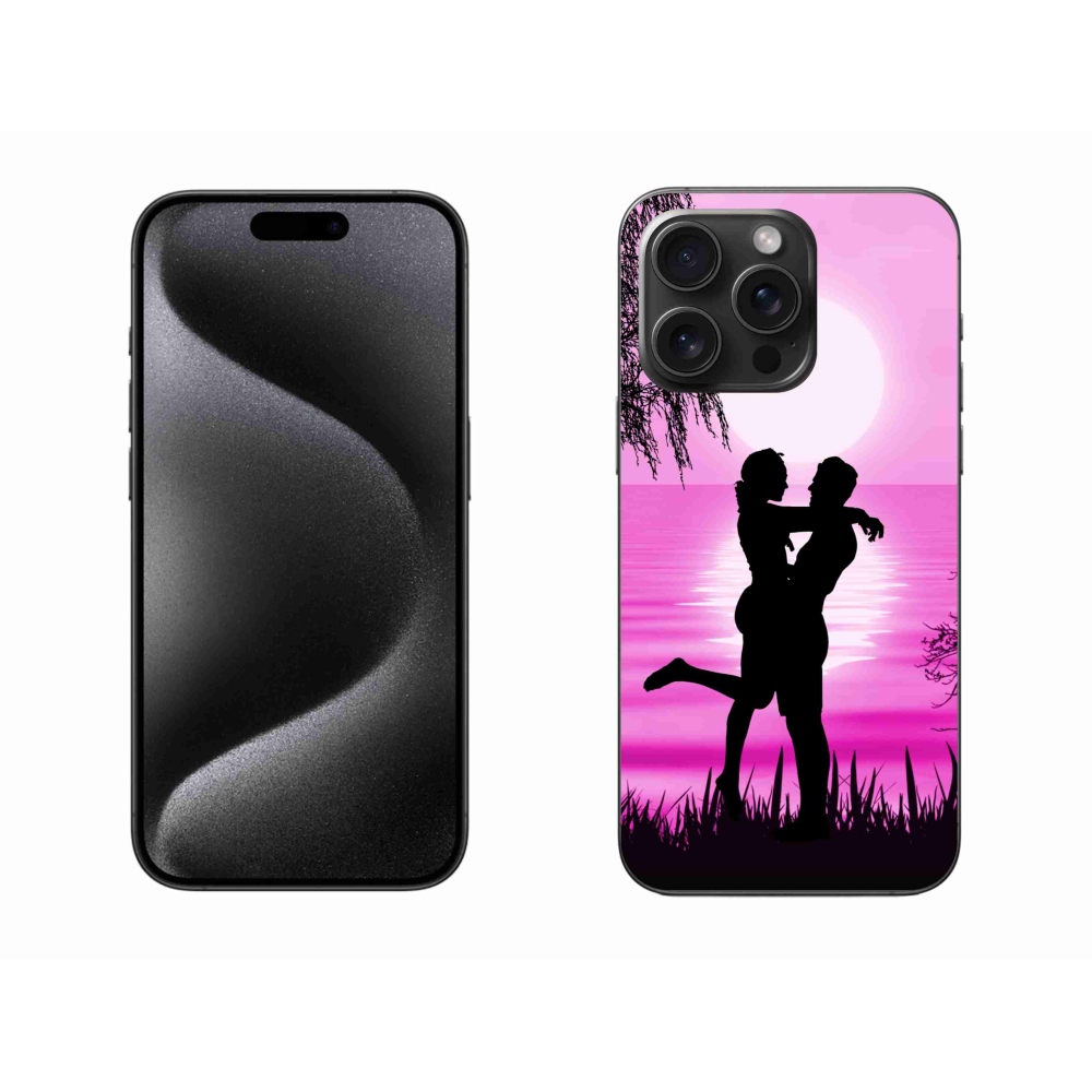 Gél tok mmCase iPhone 15 Pro Max készülékhez - naplemente
