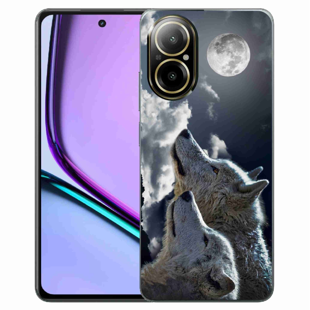 Zselés borítás mmCase a Realme C67 készülékhez - farkasok