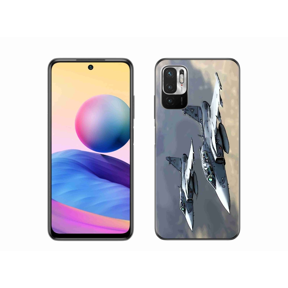 Gél borító mmCase a Xiaomi Redmi Note 10 5G-hez - vadászrepülők
