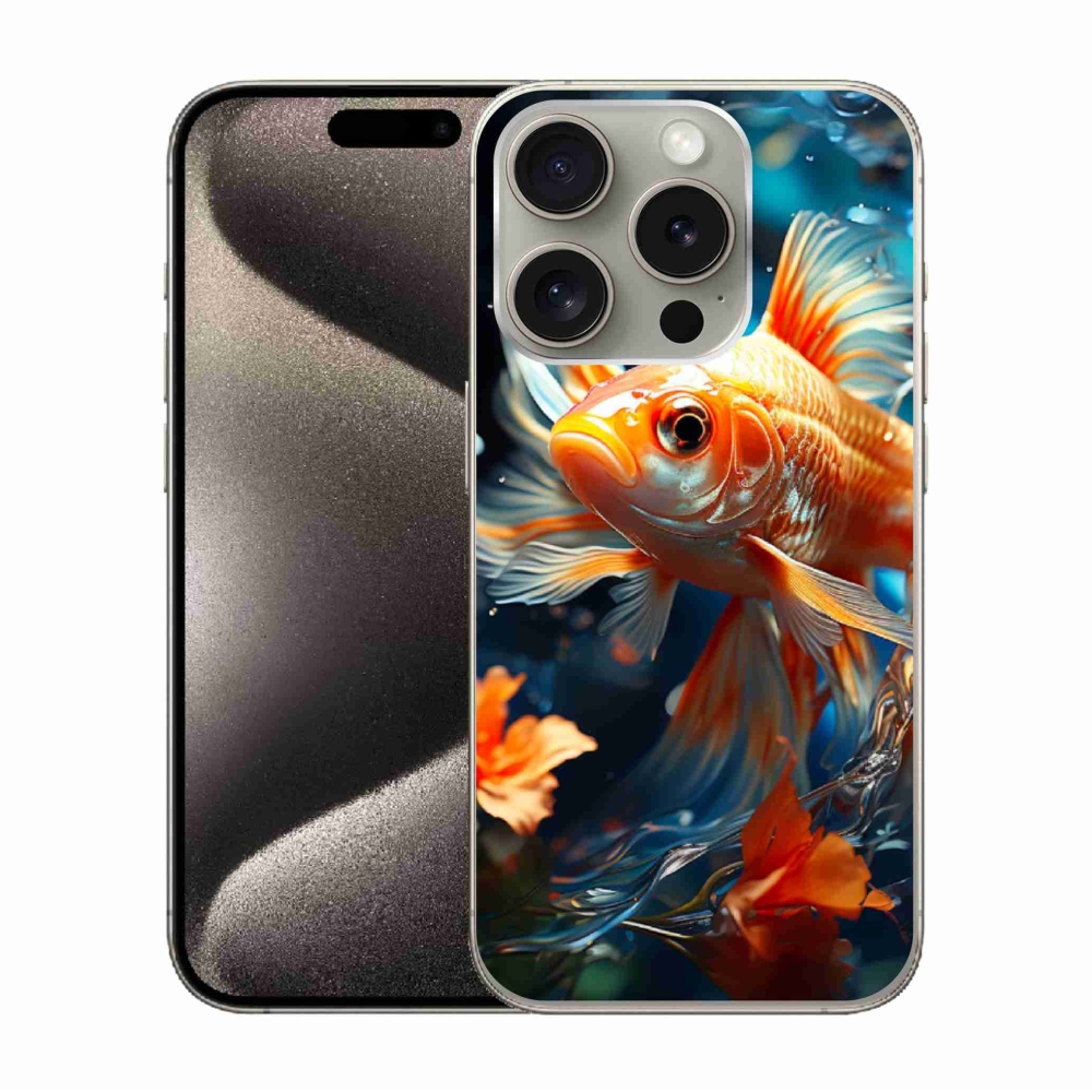 Zselés borítás mmCase iPhone 15 Pro készülékhez - hal
