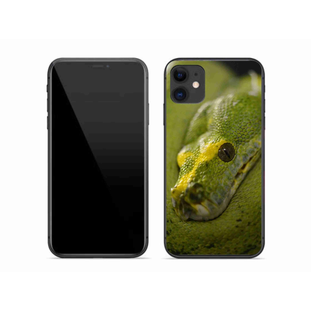 Zselés borítás mmCase iPhone 11 készülékhez - kígyó 2