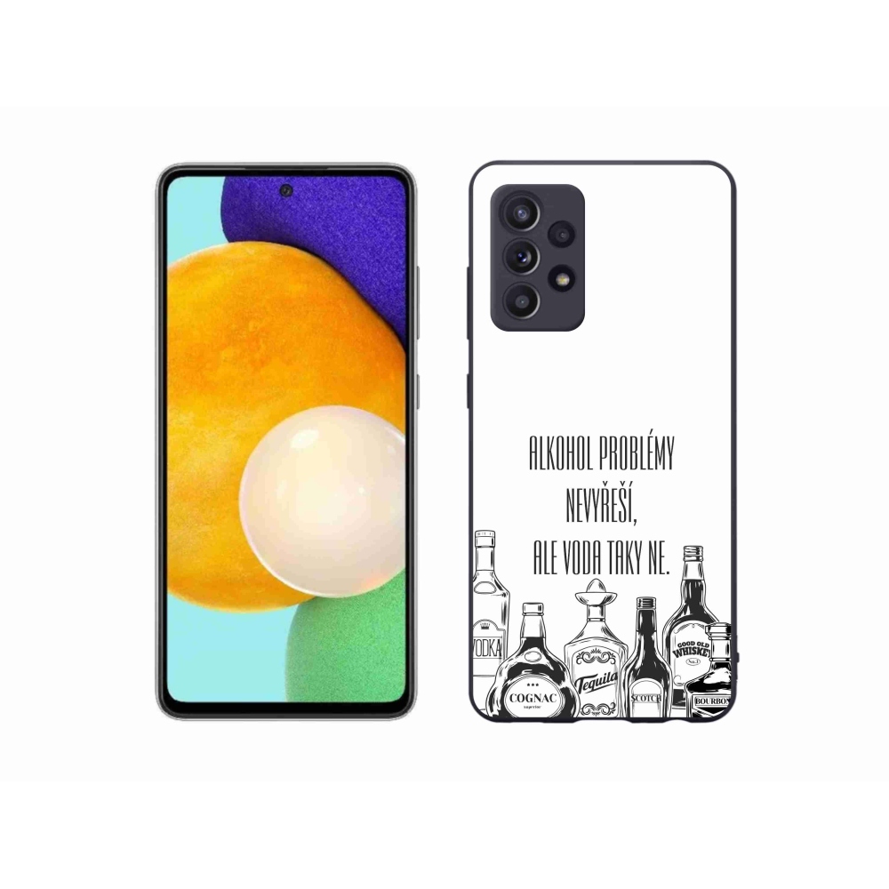 Gél borító mmCase Samsung Galaxy A52s 5G - vicces szöveg fehér háttérrel