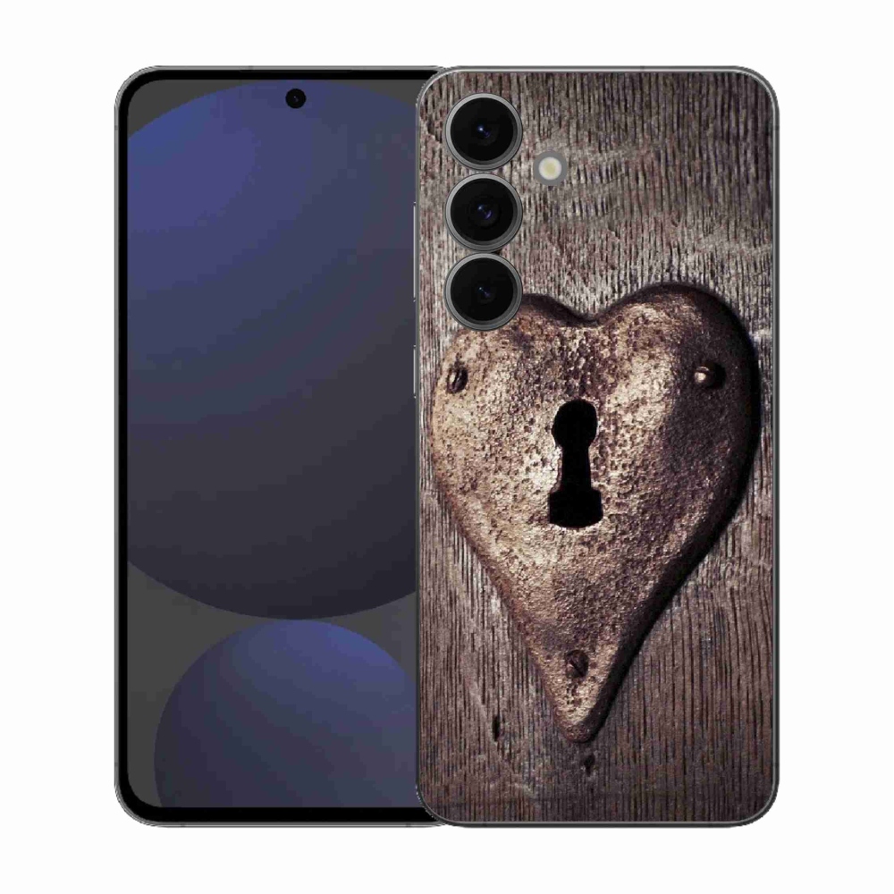 Gél borítás mmCase Samsung Galaxy S25 FE készülékhez - szív alakú zár