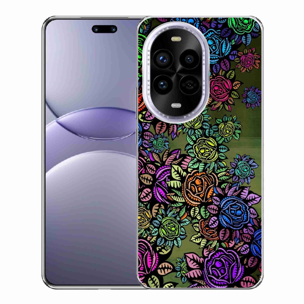 Gél borítás mmCase a Huawei Nova 13 Pro 5G számára - virágok 6