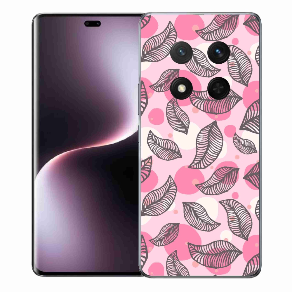 Gél borító mmCase a Honor Magic 7 Lite 5G számára - rajzfilmes hulló levelek