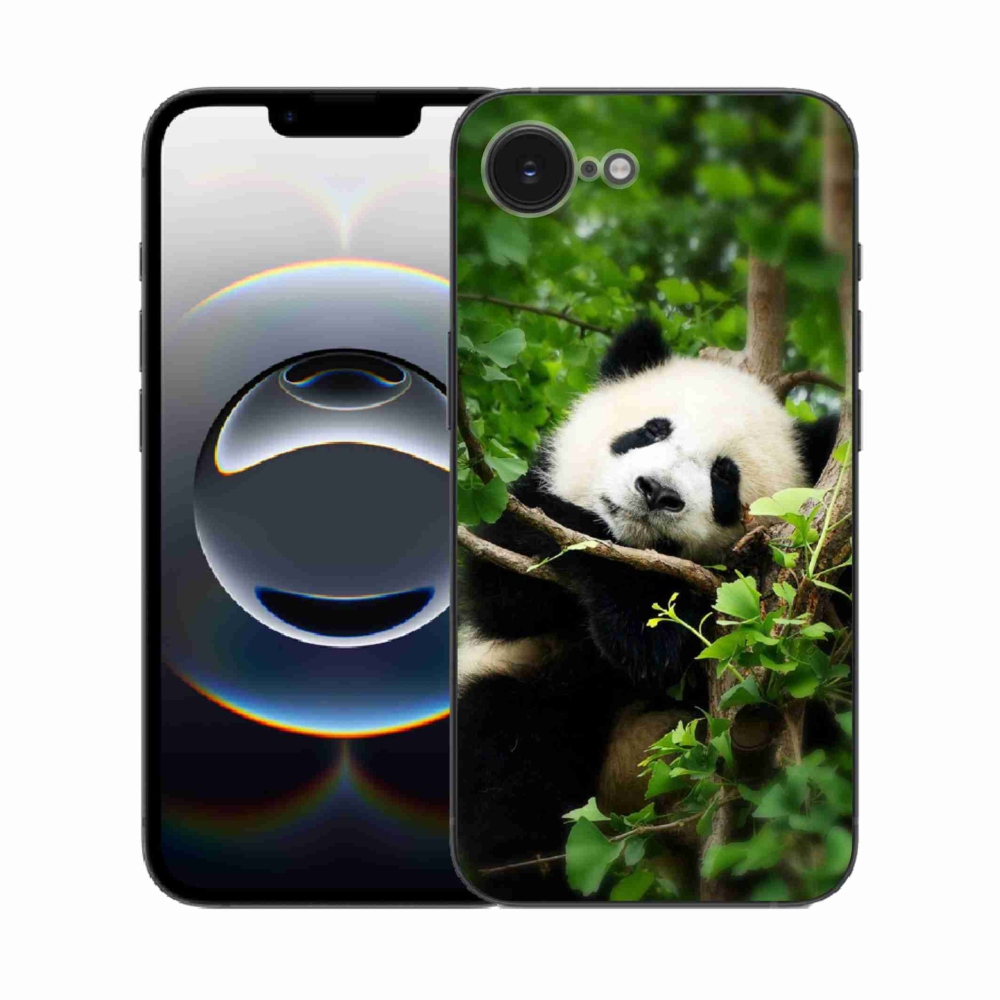 Zselés borítás mmCase iPhone 16e készülékhez - panda