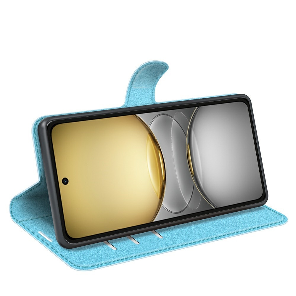 Litchi könyvtáska a Realme C75 készülékhez - kék