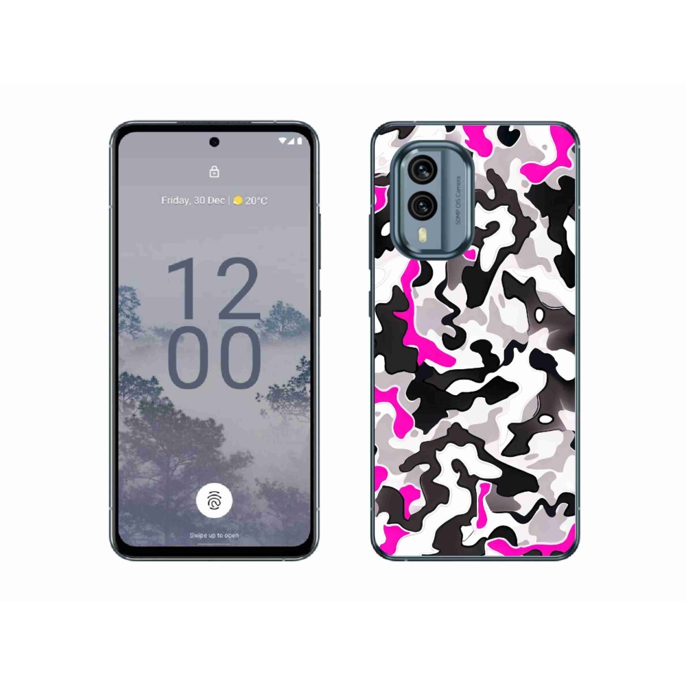 Zselés borítás mmCase a Nokia X30 5G készülékhez - terepszínű minta 5