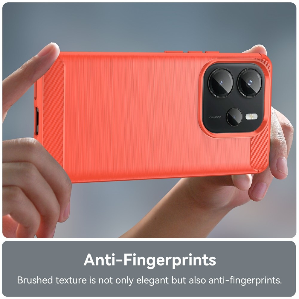 Szénálló zselés tok Xiaomi Redmi Note 14-hez - piros