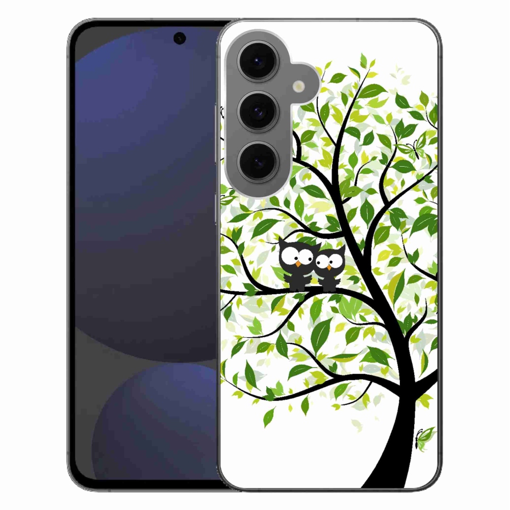 Gél borítás mmCase Samsung Galaxy S24 FE készülékhez - baglyok a fán