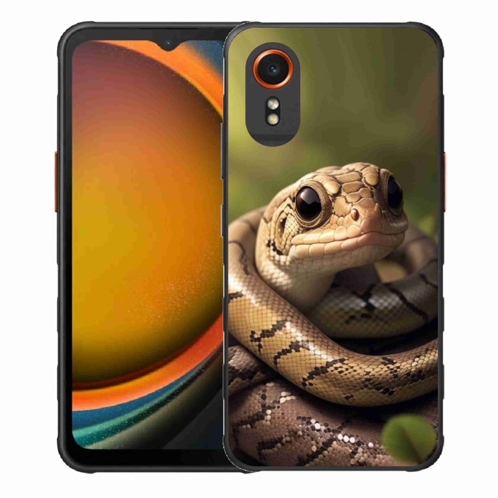 Zselés borítás mmCase Samsung Galaxy Xcover 7 - kígyó 1