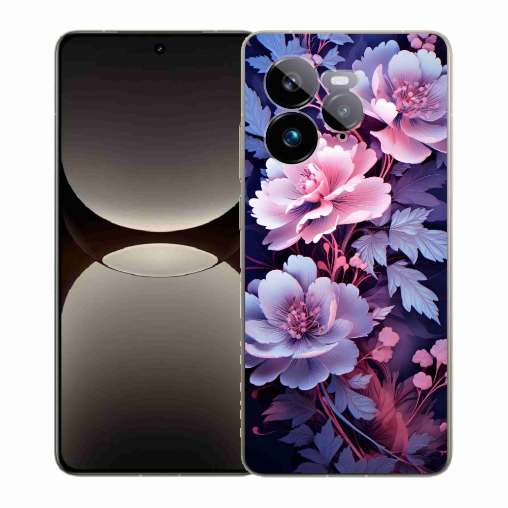 Gél borítás mmCase a Realme GT 7 Pro 5G számára - virágok 11