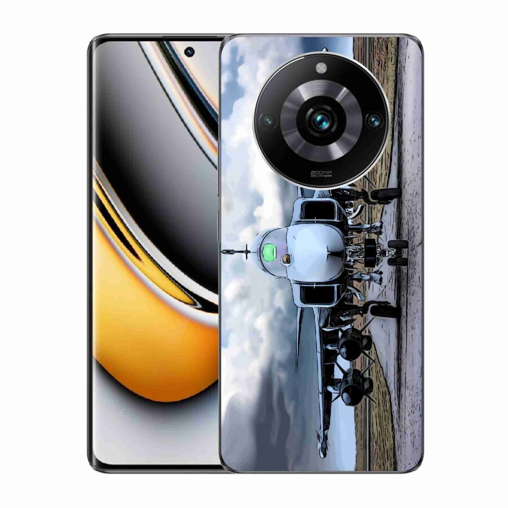 Zselés borítás mmCase a Realme 11 Pro/11 Pro+ készülékhez - katonai repülőgépek