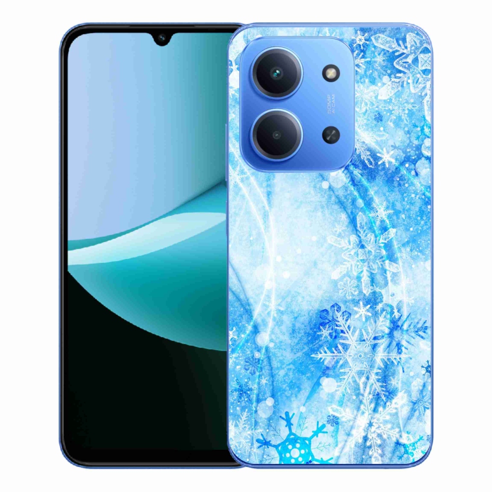 Gél borítás mmCase a Xiaomi Redmi 15C 4G/5G (173mm) - hópelyhekhez