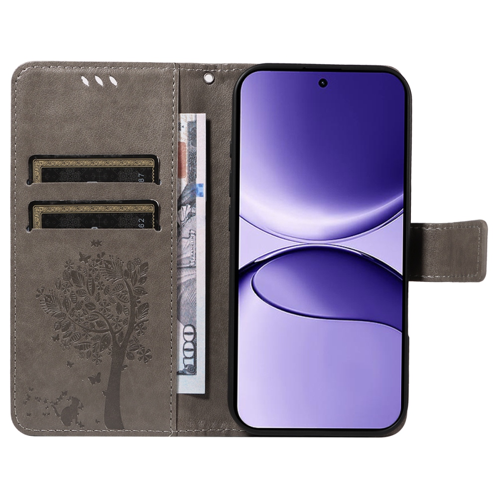 Fák könyve tok Xiaomi Poco F7 5G-hez - szürke