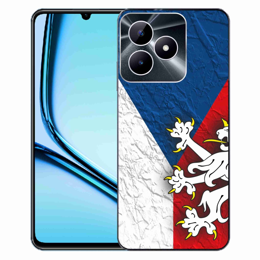 Zselés borító mmCase a Realme Note 50 készülékhez - cseh zászló 1