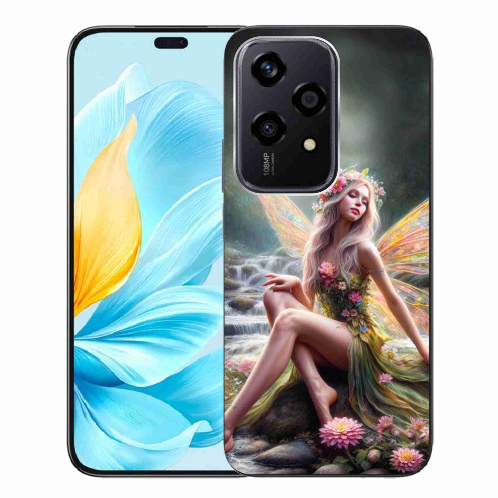 Zselés borítás mmCase a Honor 200 Lite 5G - pillangó nőhöz 1