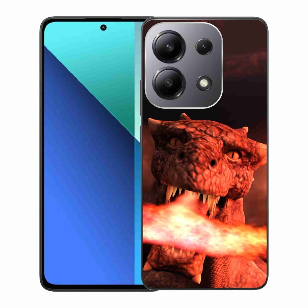 Gél borítás mmCase a Xiaomi Redmi Note 13-hoz - sárkány