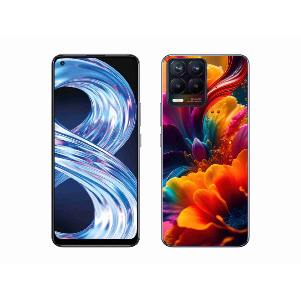 Gél borítás mmCase a Realme 8 4G készülékhez - absztrakt motívum 2