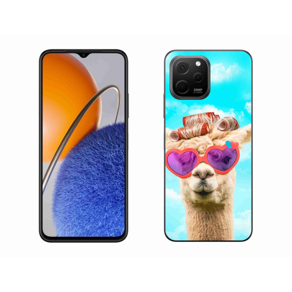 Gél borító mmCase a Huawei Nova Y61 készülékhez - szemüveges láma