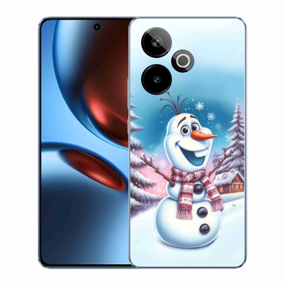 Rugalmas zselés tok mmCase képpel a Realme GT 7 5G/GT 7T 5G számára - ice kingdom