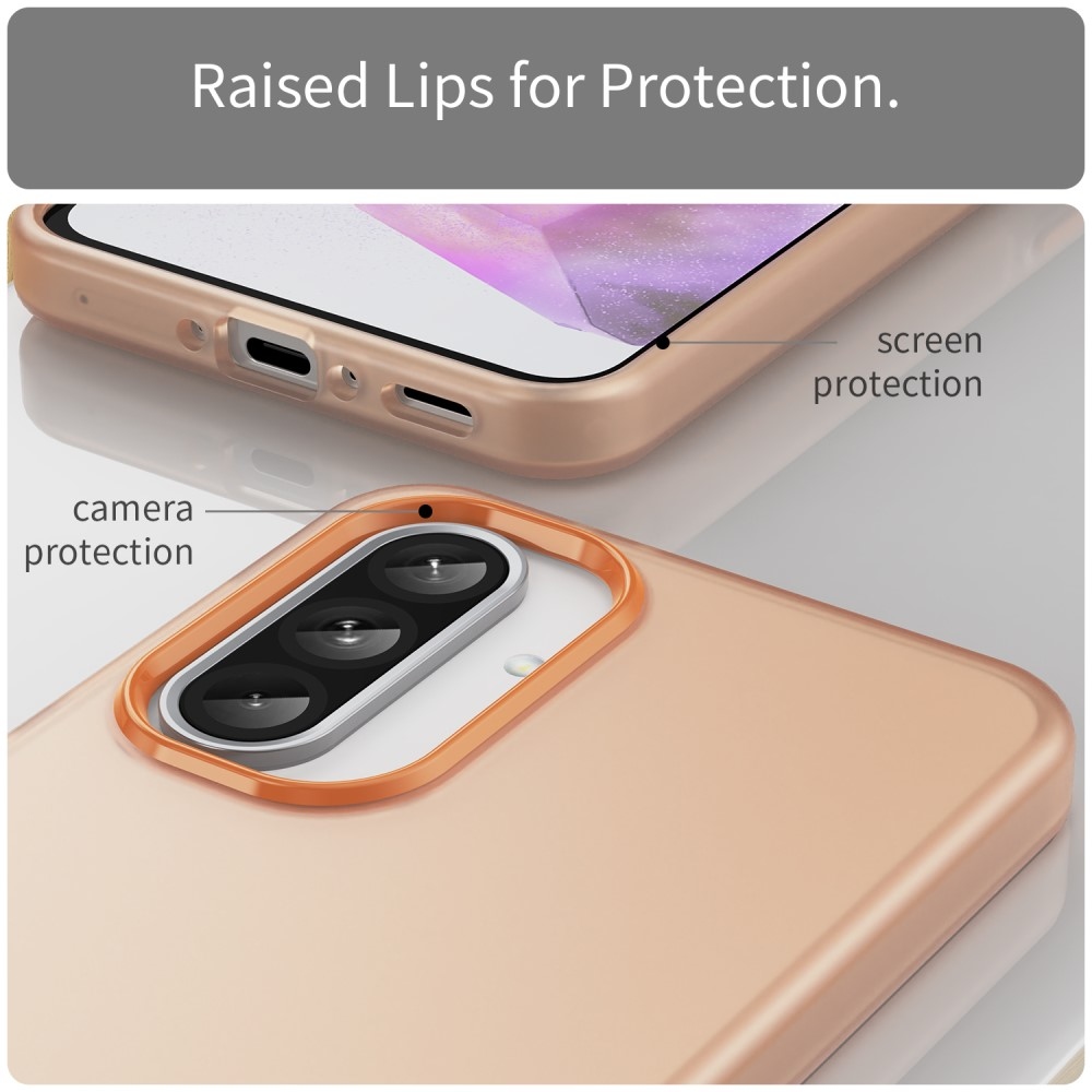 Candys matt zselés tok Samsung Galaxy A36 5G/A56 5G - narancssárga színben