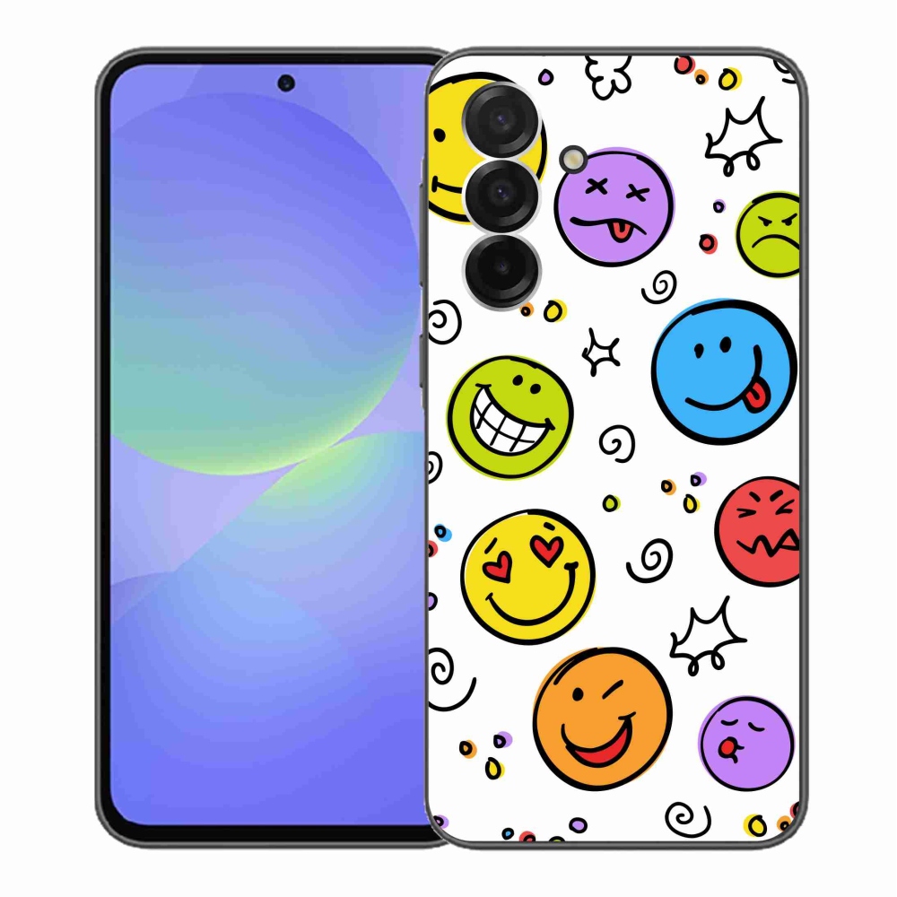 Gél borítás mmCase Samsung Galaxy A36 5G - smiley-khez