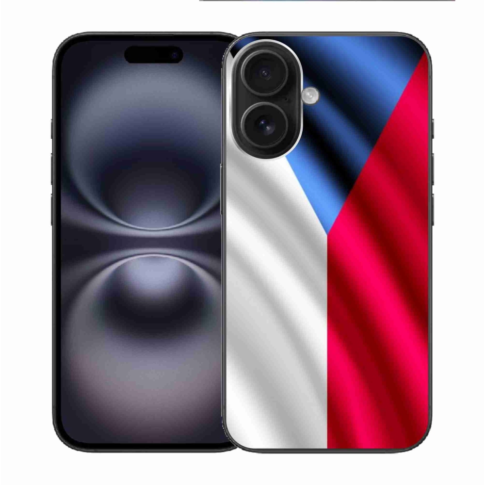 Zselés borítás mmCase iPhone 16 készülékhez - Cseh zászló