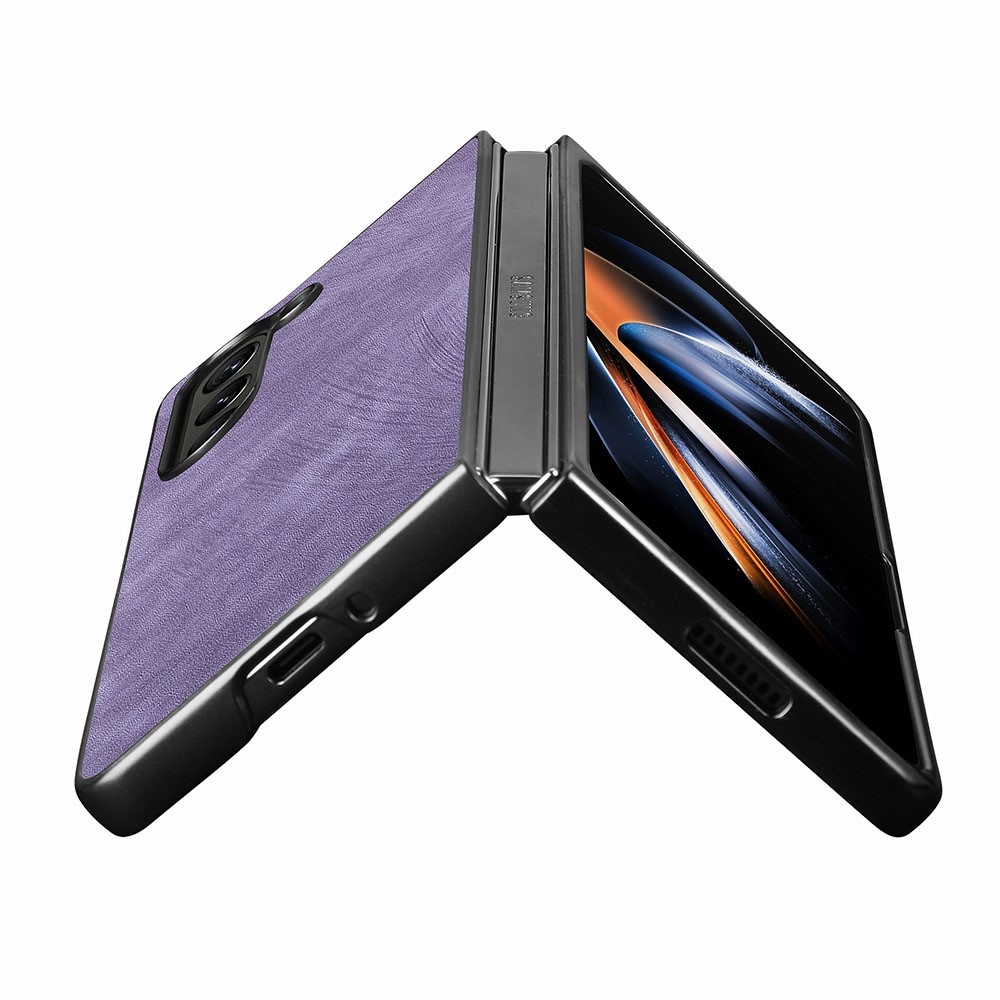 Vintage műanyag tok a Samsung Galaxy Z Fold5 5G készülékhez - lila