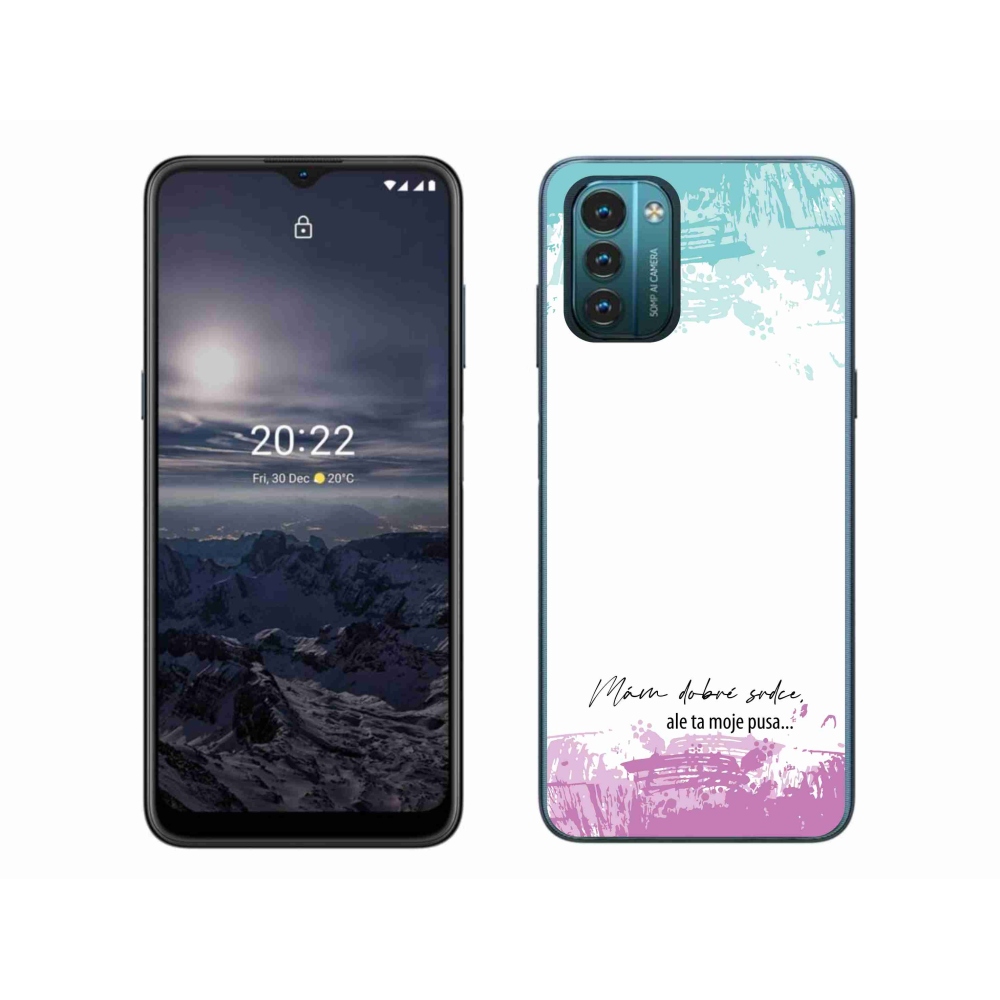 Gél borító mmCase a Nokia G11/G21 készülékhez - vicces szöveg 3 fehér háttérrel