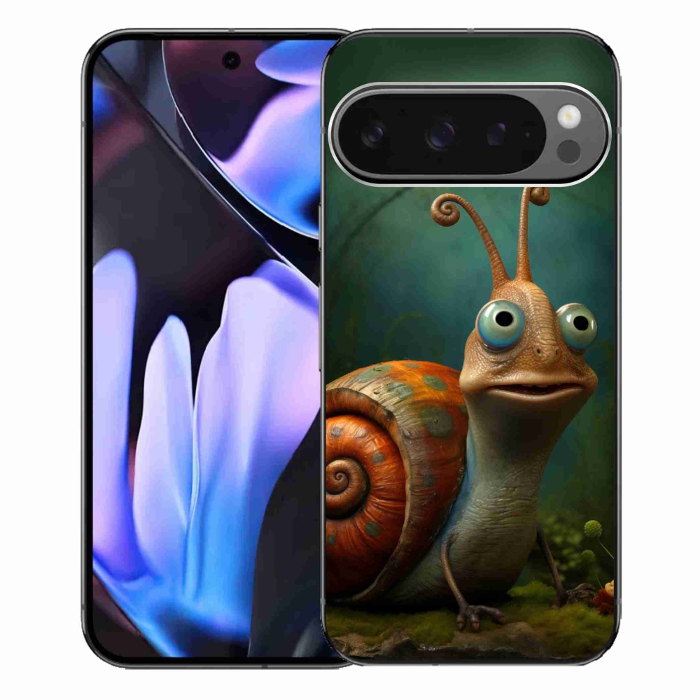 Zselés borítás mmCase a Google Pixel 9 Pro XL-hez - csiga