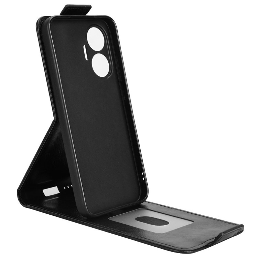 Vert flip tok a Xiaomi Poco F7 5G készülékhez - fekete