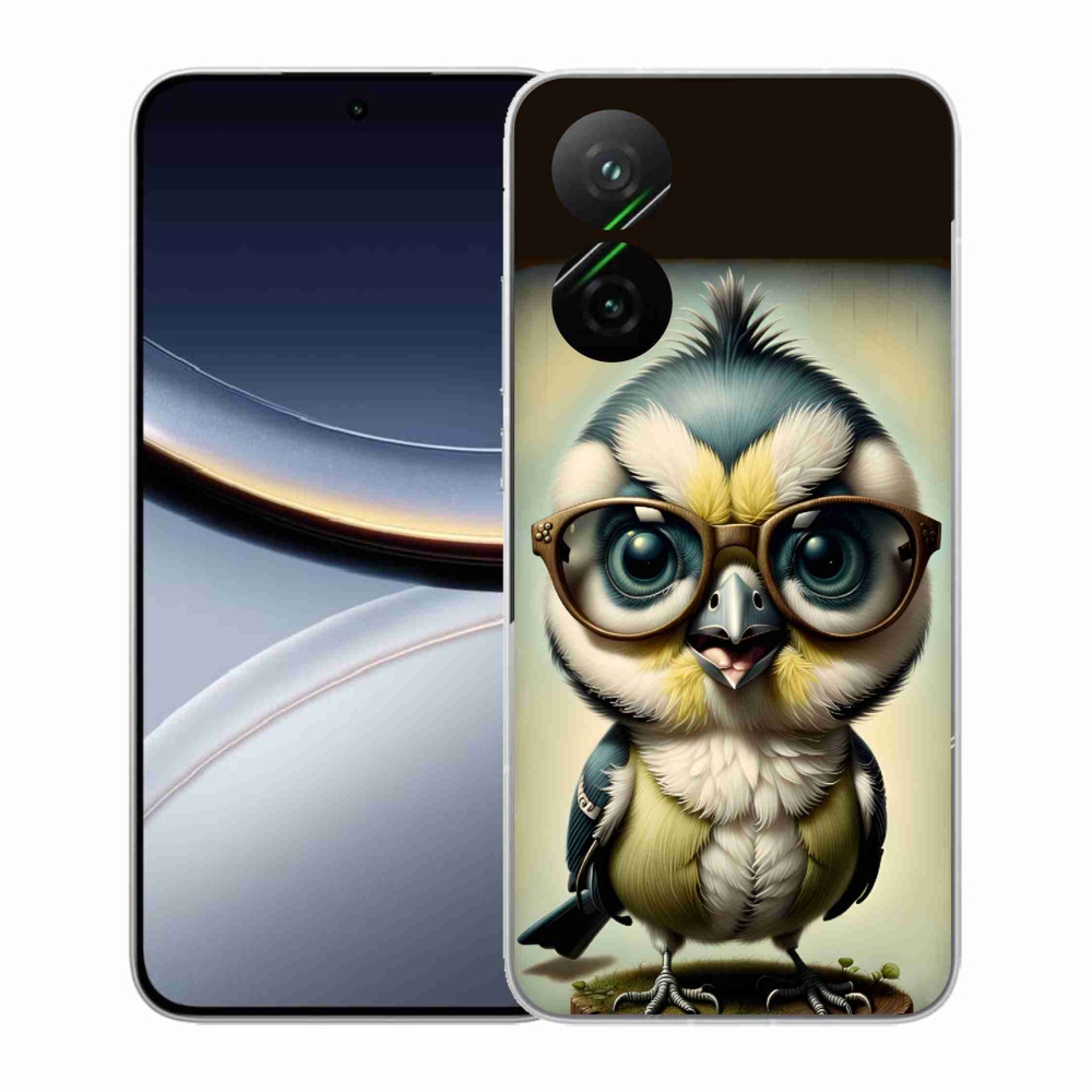Gél borítás mmCase a Xiaomi Poco F7 5G - kölyök szemüveggel