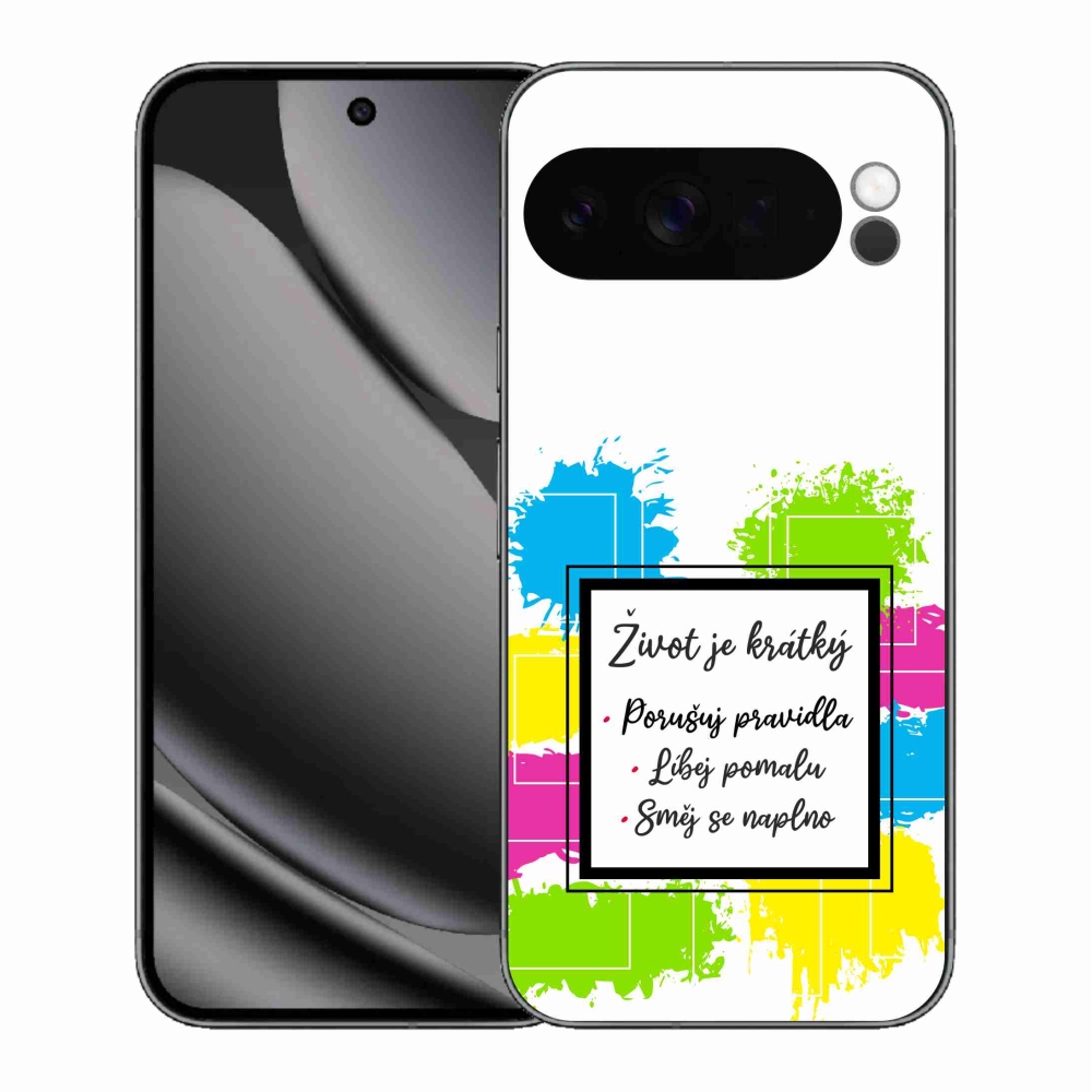 Gél borítás mmCase a Google Pixel 10 Pro XL számára - Idézet 5 fehér háttér