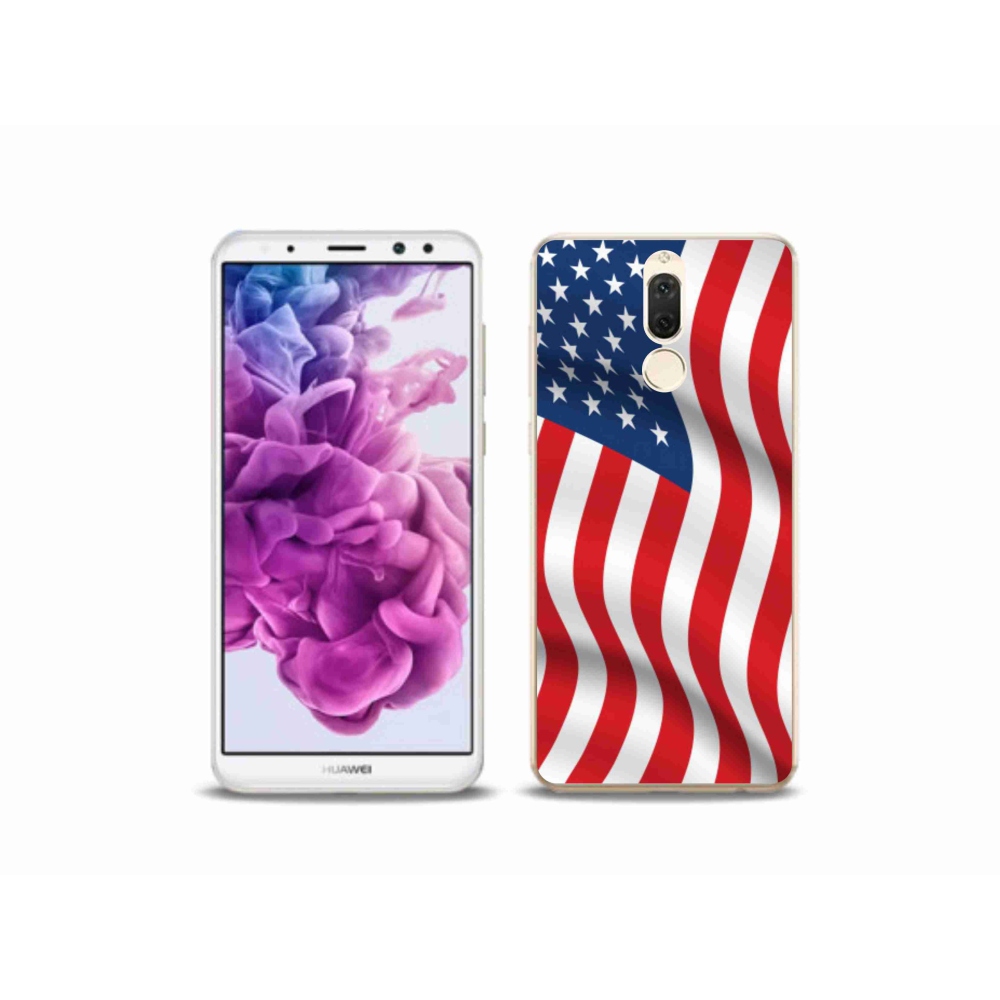 Gél borítás mmCase a Huawei Mate 10 Lite számára - USA zászló