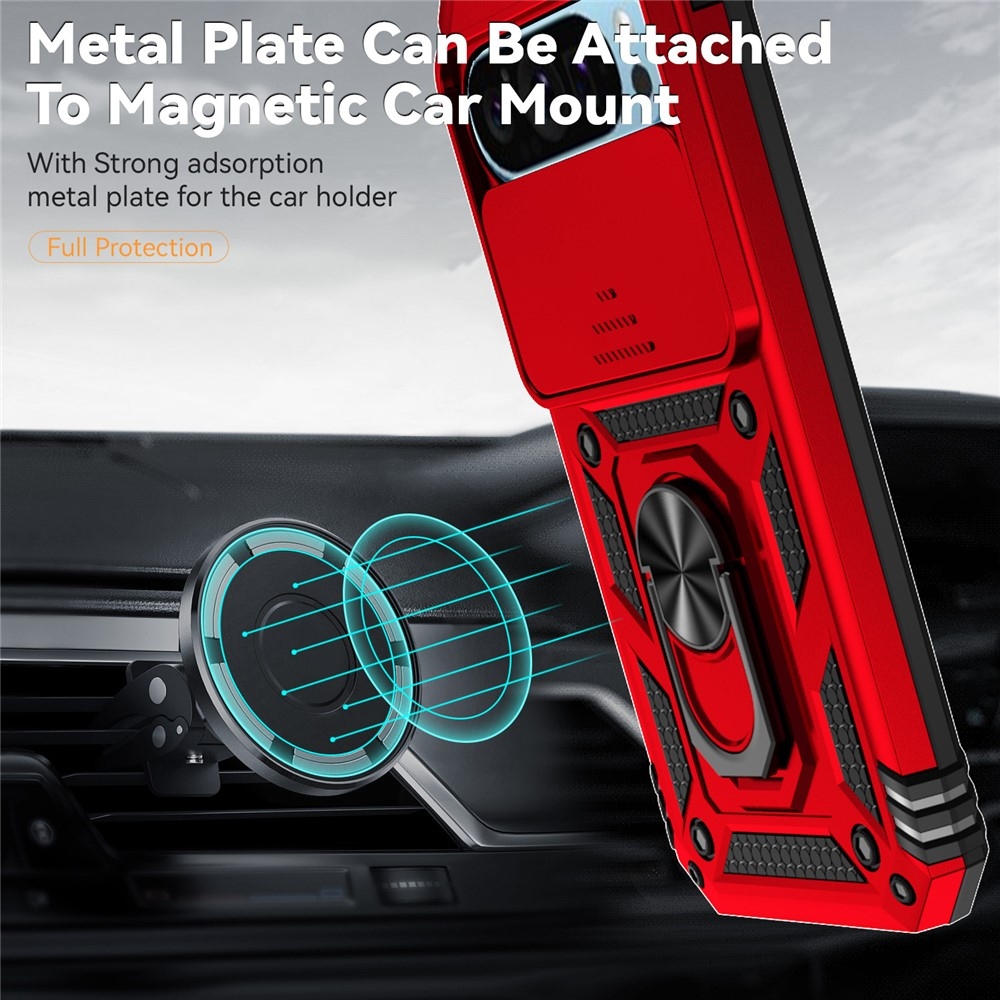 Csúszásálló borítás Google Pixel 10 Pro/Pixel 10/9 Pro/9 - piros