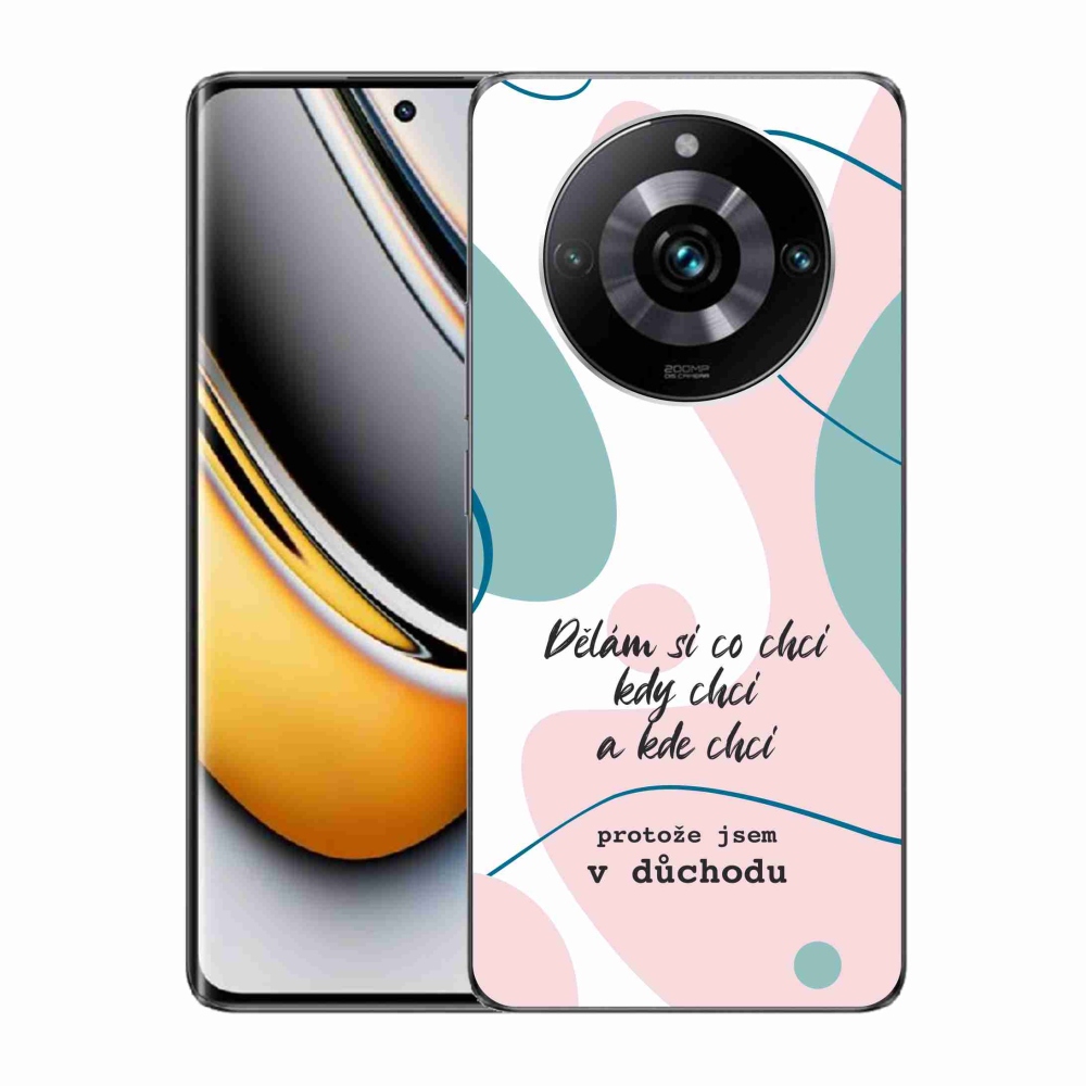 Gél borító mmCase a Realme 11 Pro/11 Pro+ készülékhez - vicces szöveg 10 fehér háttérrel