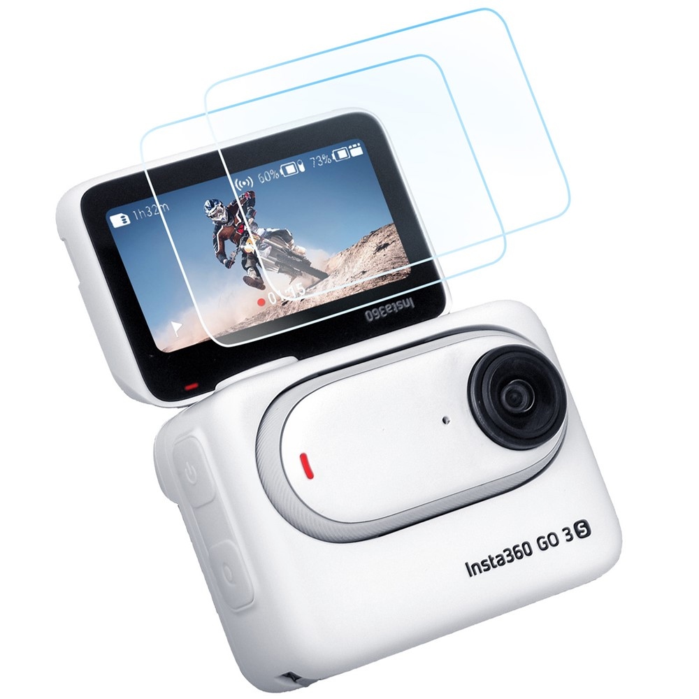 Edzett üveg képernyővédő fólia Insta360 GO 3 / GO 3S készülékhez (2 db)