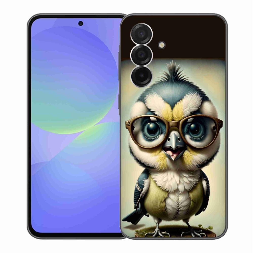 Zselés borítás mmCase Samsung Galaxy A36 5G - kölyök szemüveggel