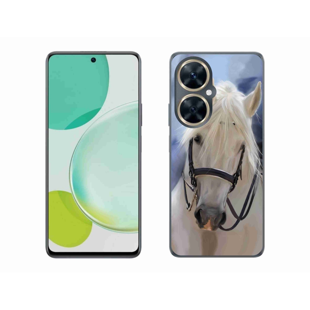 Gél borítás mmCase a Huawei Nova 11i készülékhez - fehér ló