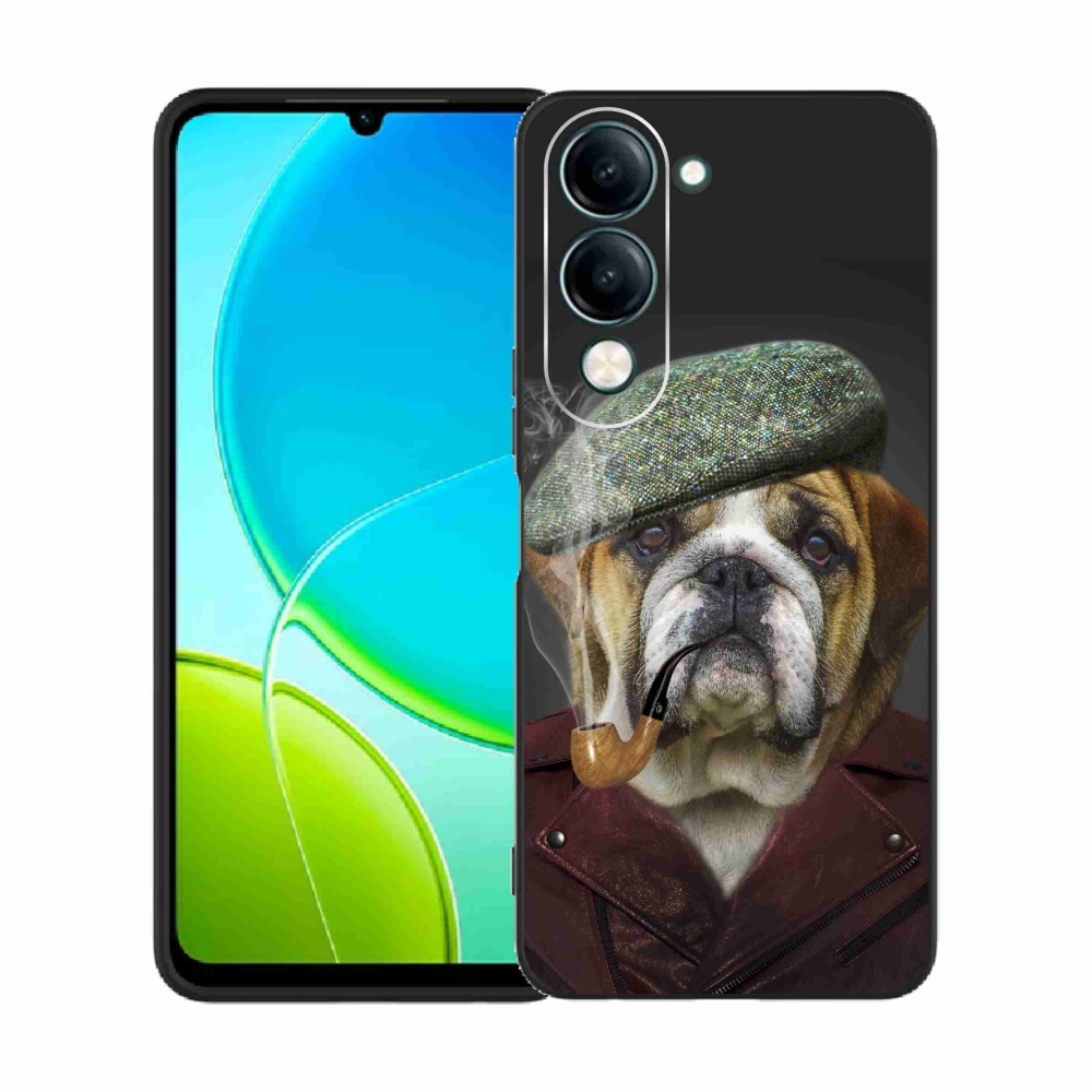 Gél borítás mmCase a Vivo Y29s 5G-hez - kutya csővel