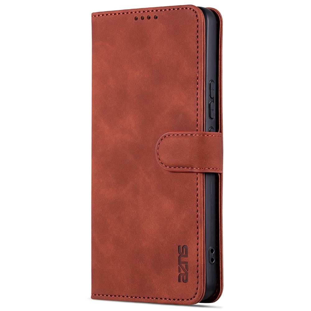 AZNS könyv tok a Vivo V29 Lite 5G-hez - barna