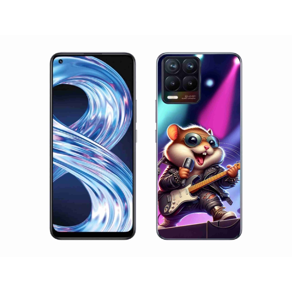 Gél borítás mmCase a Realme 8 Pro-hoz - hörcsög rocker