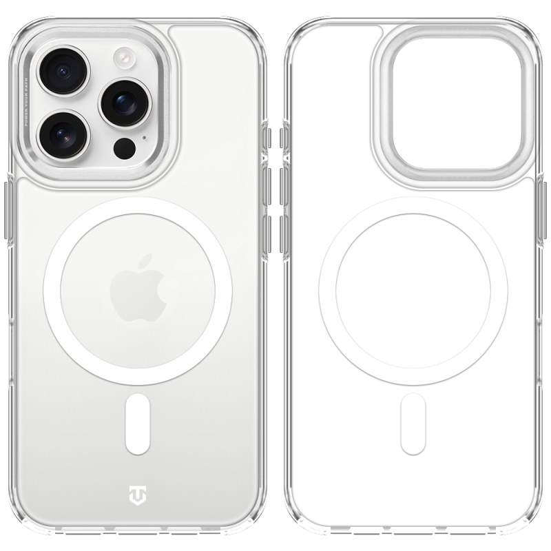 Tactical MagForce 2.0 tok az Apple iPhone 16 Pro-hoz, ezüst színben